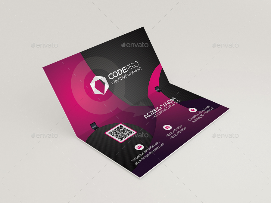 Laptop Business Card, Print Templates GraphicRiver